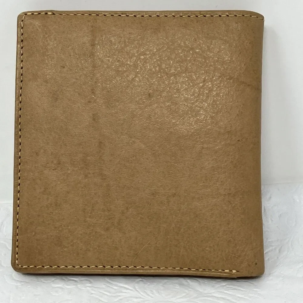 Custom Genuine Leather Wallet LOUISE Personalized CC Slots Billfold